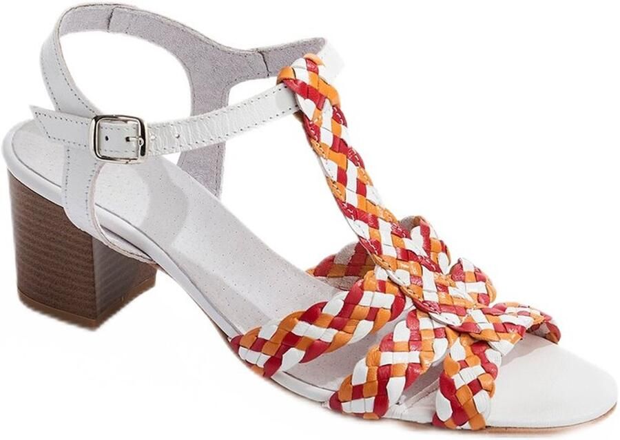 AFIBEL Sandaal van gevlochten leer