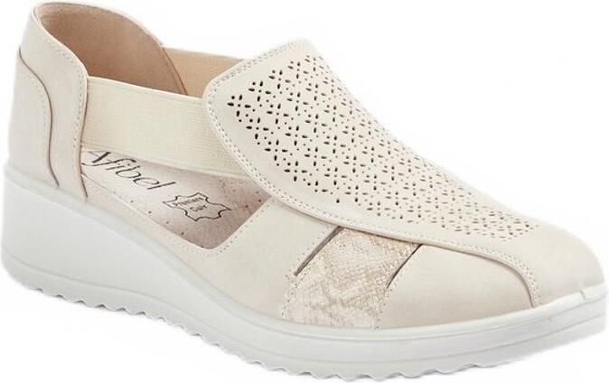 AFIBEL Sandales élastiquées largeur confort