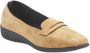 AFIBEL Mocassins compensés souples cuir velours - Thumbnail 2
