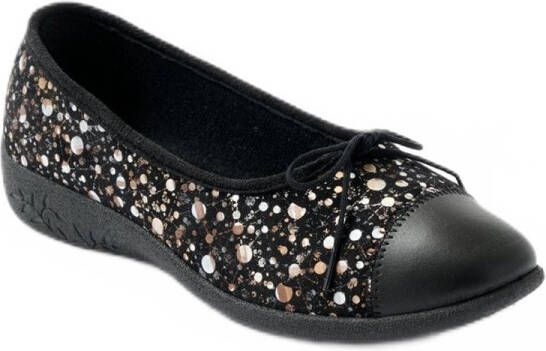 AFIBEL Ballerina wijdte comfort textiel en leer