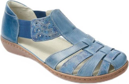 AFIBEL Ballerina's van elastisch leer comfortwijdte