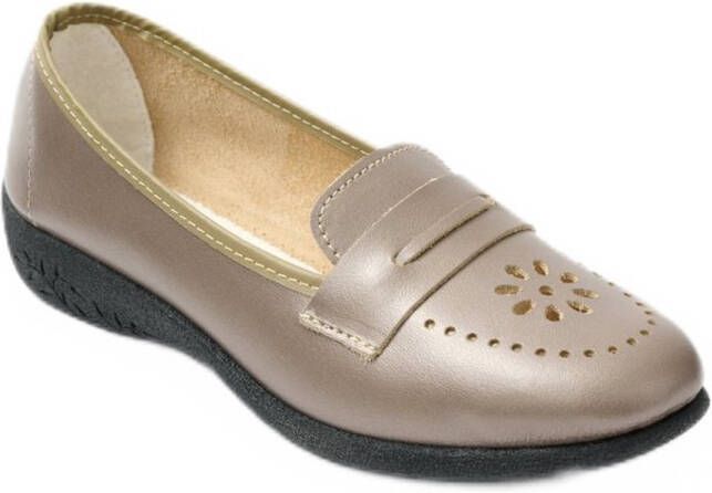 AFIBEL Brede leren loafers