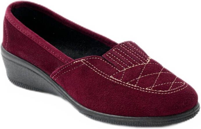 AFIBEL Brede leren loafers met elastiek