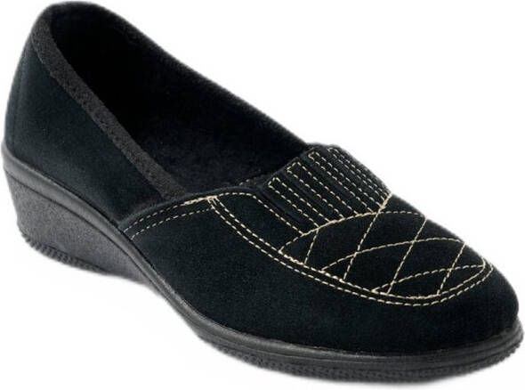 AFIBEL Brede leren loafers met elastiek