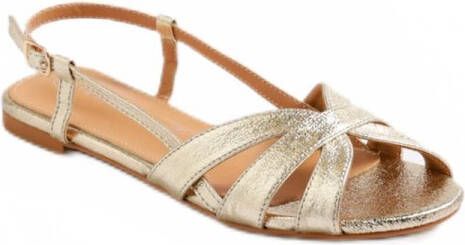 AFIBEL Chique platte sandalen met bandjes
