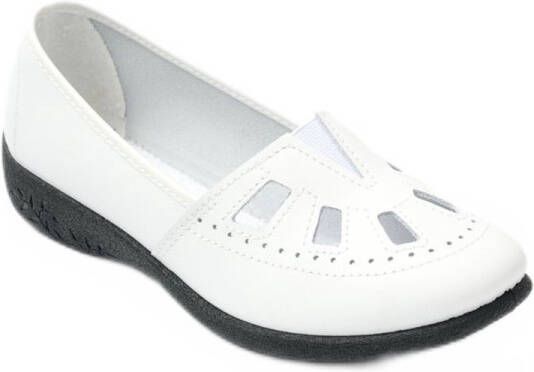 AFIBEL Comfort lederen loafers in wijdte met elastische manchetten