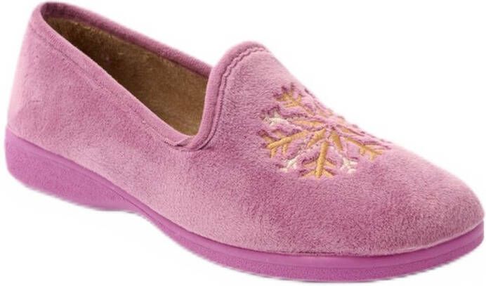 AFIBEL Comfort wijdte geborduurde microvezel pantoffels