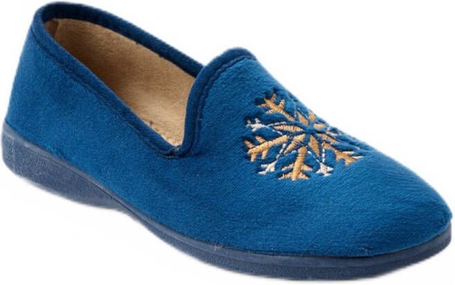AFIBEL Comfort wijdte geborduurde microvezel pantoffels