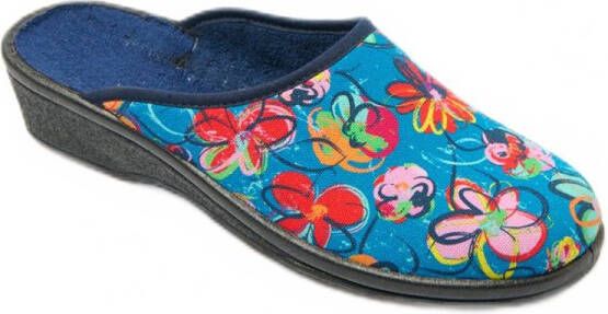 AFIBEL Comfort wijdte muiltjes met bloemen