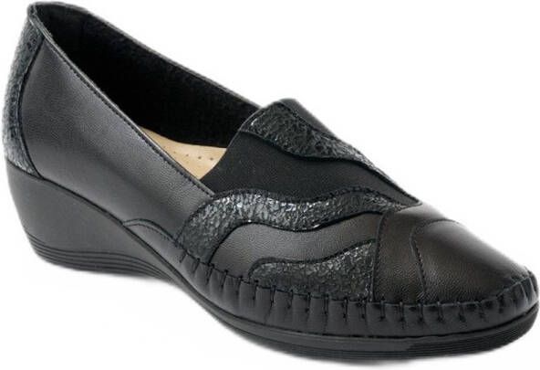 AFIBEL Comfortabele leren loafers met wijdte