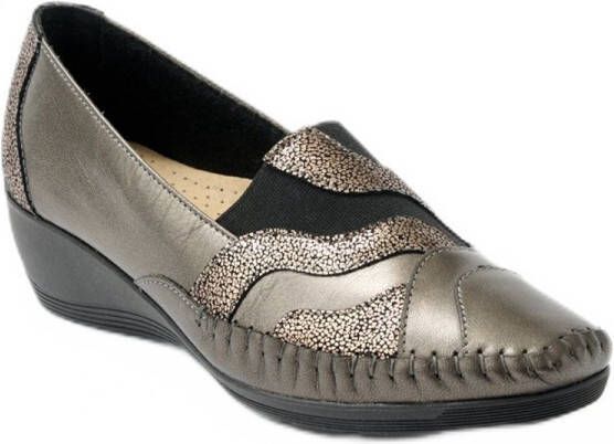 AFIBEL Comfortabele leren loafers met wijdte