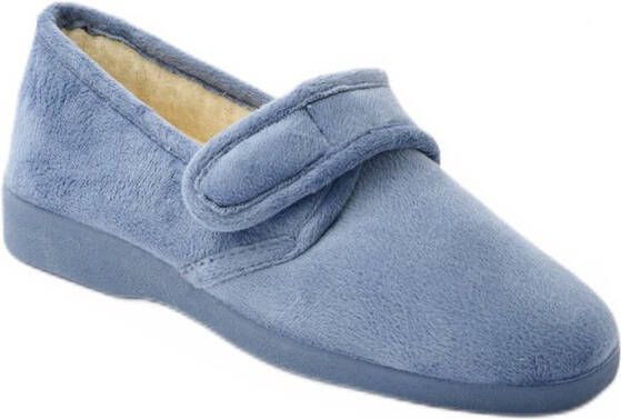 AFIBEL Comfortabele wijde pantoffels met zuiver wollen voering