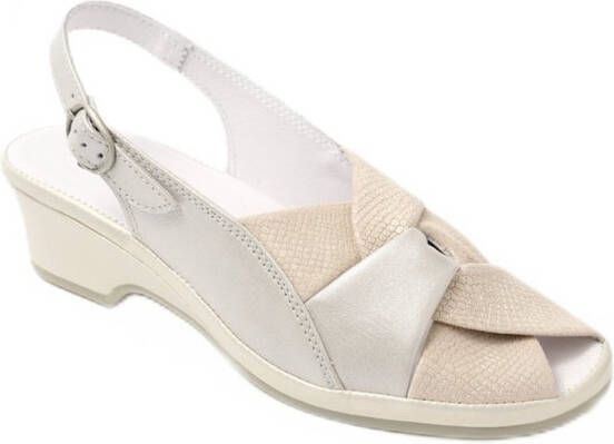 AFIBEL Comfortabele wijdte leren open sandalen