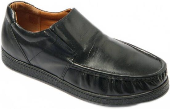 AFIBEL Elastische leren loafers met uitneembare zolen