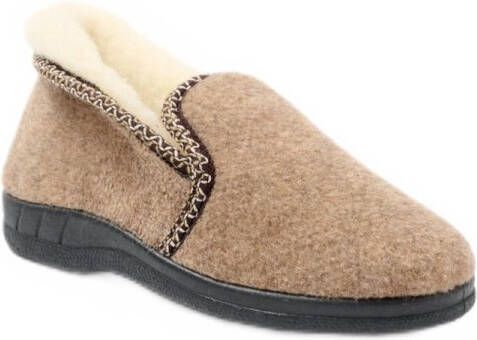 AFIBEL Gemengde wol gevulde pantoffels comfort breedte