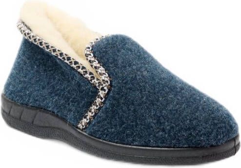 AFIBEL Gemengde wol gevulde pantoffels comfort breedte