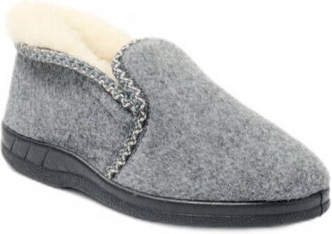 AFIBEL Gemengde wol gevulde pantoffels comfort breedte