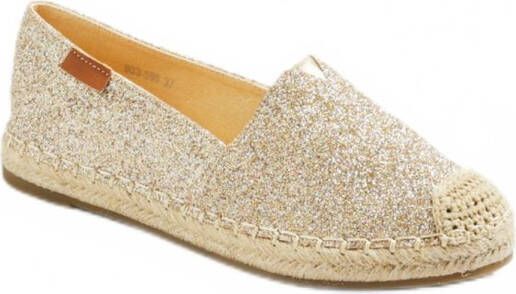 AFIBEL Glitter espadrilles met touwzool