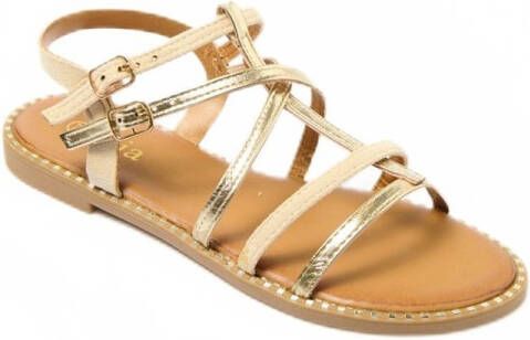 AFIBEL Joia Tweekleurige sandalen met bandjes