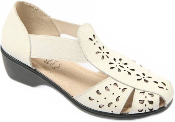 AFIBEL La Bottine Souriante Comfort wijdte elastische sandalen