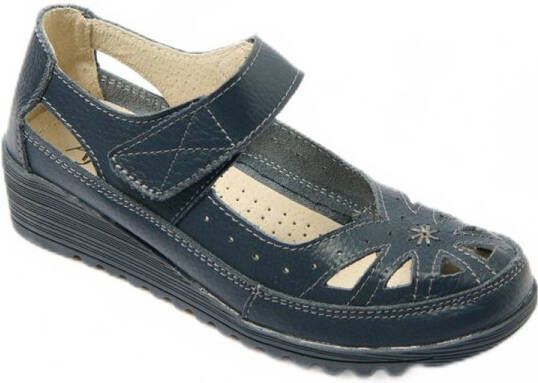 AFIBEL La Bottine Souriante Comfort wijdte klittenband sandalen