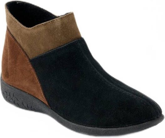 AFIBEL Laarzen met comfortabele ritssluiting van suède leer