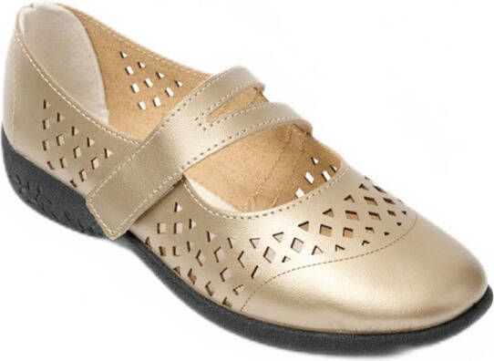 AFIBEL Leren ballerina's met comfort wijdte