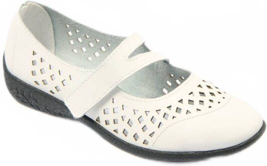 AFIBEL Leren ballerina's met comfort wijdte
