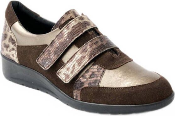 AFIBEL Leren krastrainers met comfortbreedte