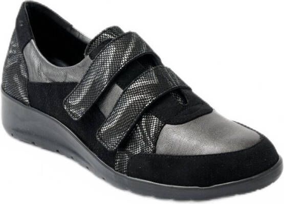 AFIBEL Leren krastrainers met comfortbreedte