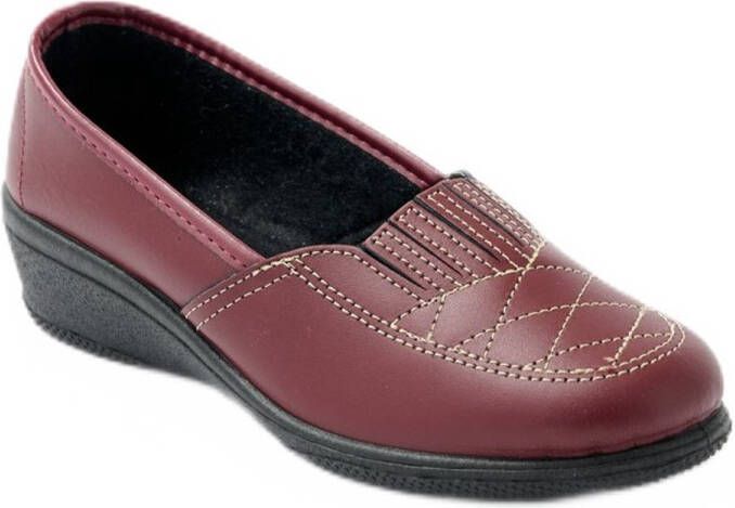 AFIBEL Leren loafers met comfortbreedte en elastische bandjes