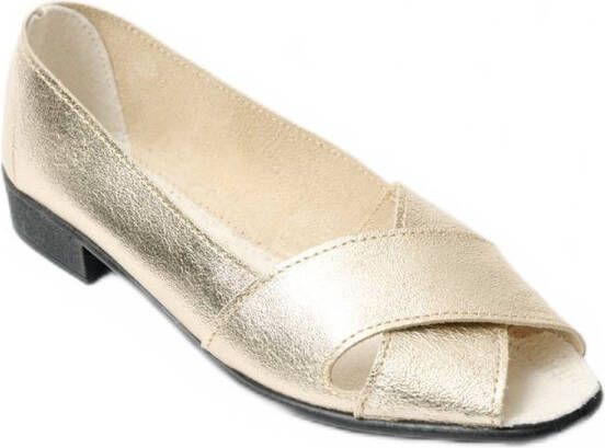 AFIBEL Leren sandalen met open teen