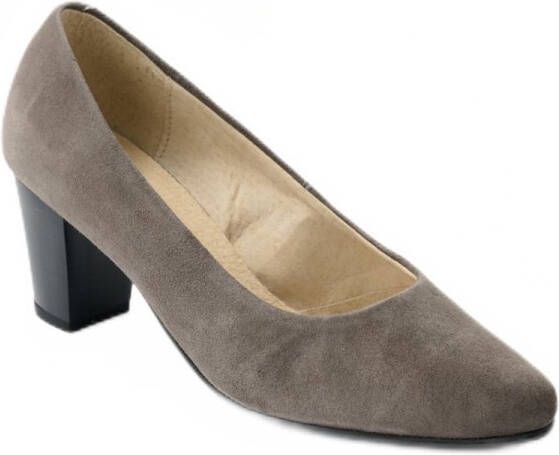 AFIBEL Leren slingback met ronde teen comfortabele wijdte