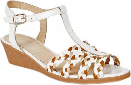 AFIBEL Leren slingback sandaal met comfort wijdte