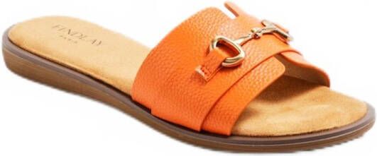 AFIBEL Sandalen in muiltjesstijl met metalen details