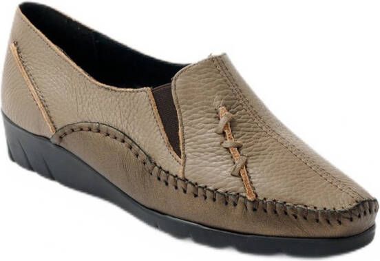 AFIBEL Tweekleurige leren loafer