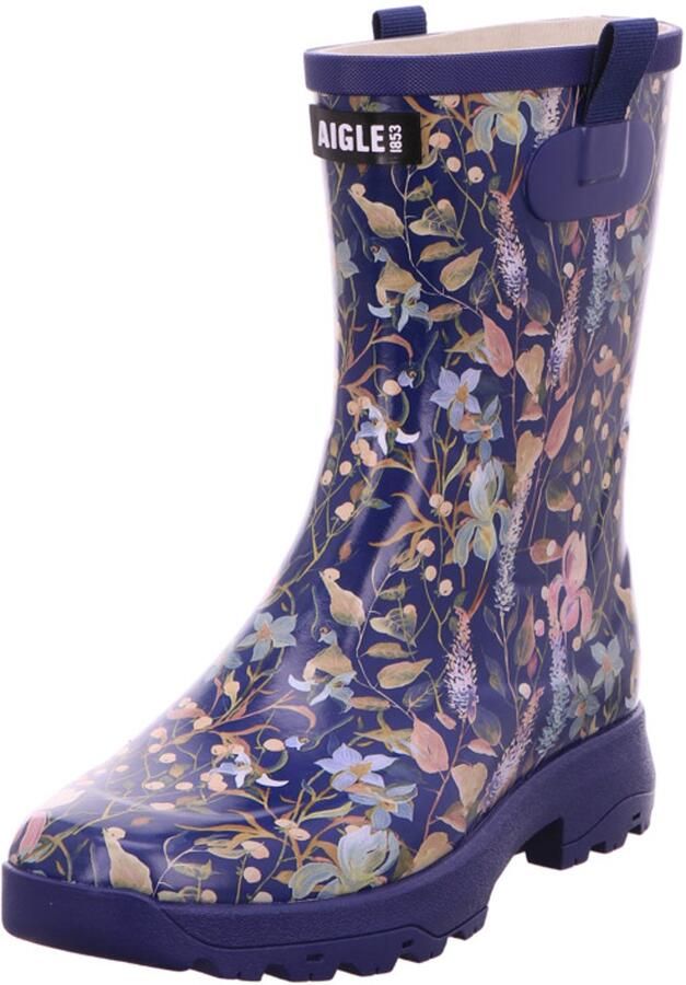 Aigle Women's Alya Print Rubberlaarzen blauw - Foto 2