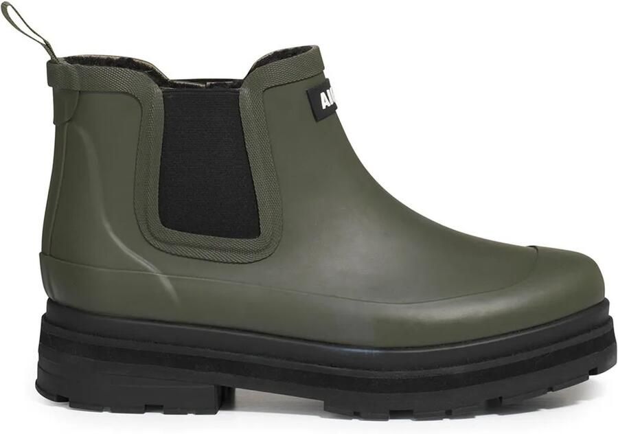Aigle Soft Rain Fur Booties Groen Vrouw