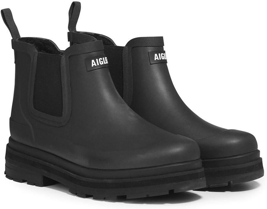 Aigle Soft Rain Fur Regenlaarzen Zwart Vrouw