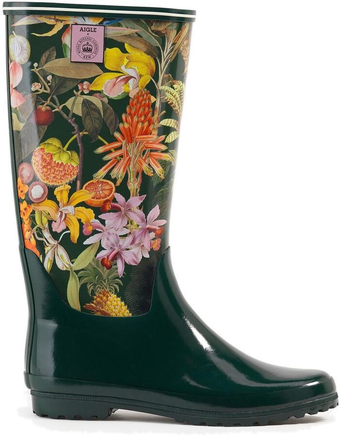 Aigle Venise Print Kew Garden 2 Regenlaarzen Groen