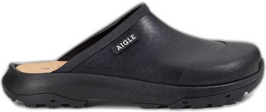 Aigle Corlay Klompen Zwart Man
