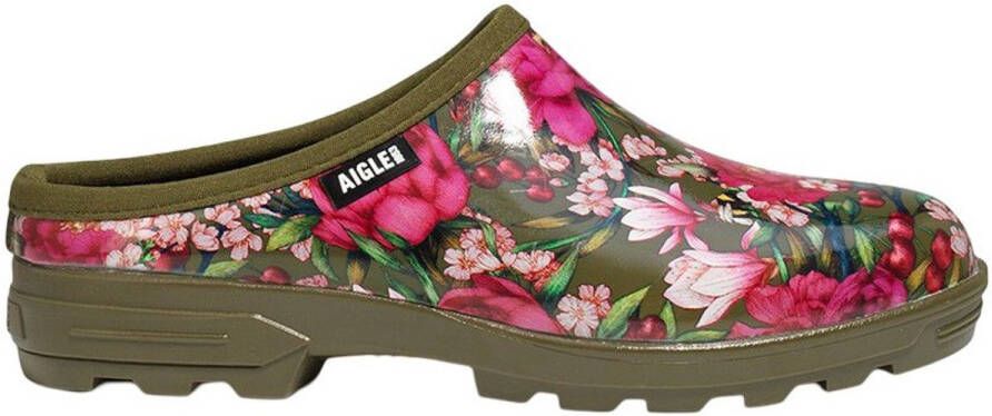 Aigle Lessfor Open Pt Klompen Groen Vrouw