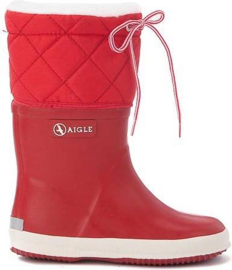 Aigle Rode laars Giboulee met wol