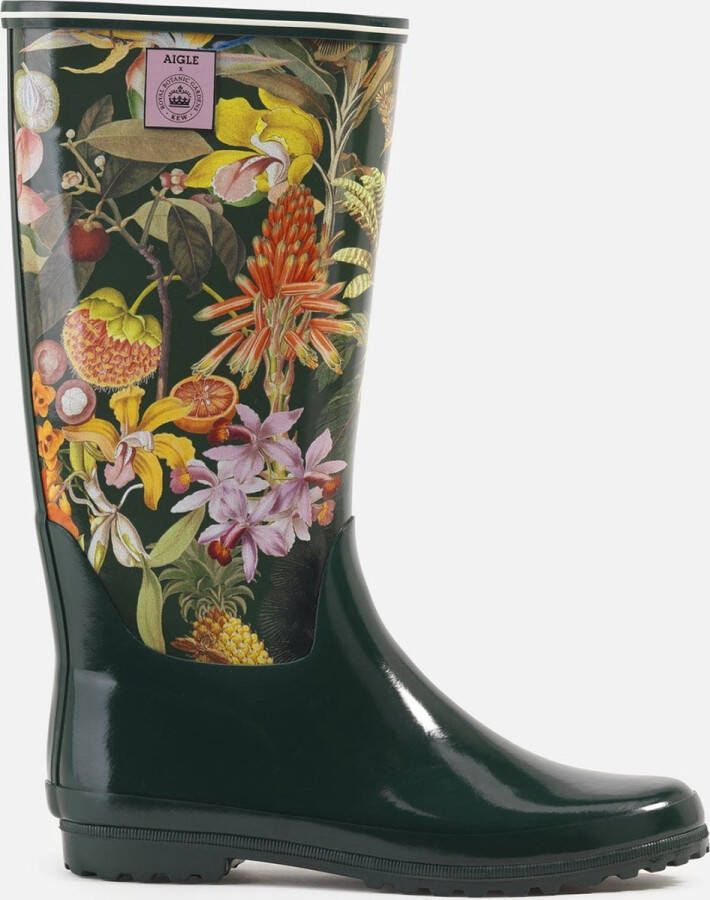 Aigle Venise Print Kew Garden 2 Regenlaarzen Groen