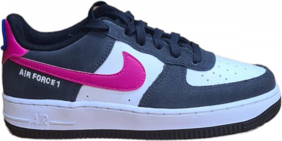 Nike Air Force 1 LV8 Kinderschoenen Off Noir White Off Noir Pink Prime