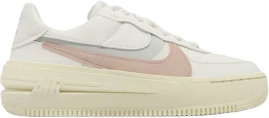 Nike Wmns Air Force 1 Platform Basketball Schoenen sail light silver shimmer arctic orange maat: 42 beschikbare maaten:38 42