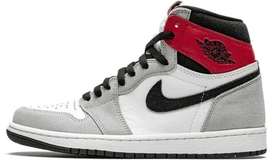 Nike Air Jordan 1 High Retro OG White Black-lt smoke grey