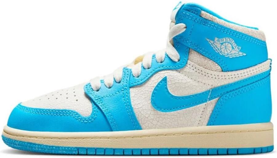 Air Jordan 1 Retro High OG UNC Reimagined (PS) FD1412-402 lichtblauw wit sneakers hoog kinderschoenen unisex