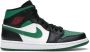 Nike Air Jordan 1 Mid Green Toe Sneaker 554724 - Thumbnail 1