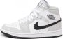 Nike Air Jordan 1 Mid Light Smoke Grey (Women's) BQ6472-015 Grijs Schoenen - Thumbnail 1